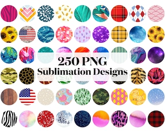 250 Round Earring Sublimation Design Bundle, Earrings circle png, Sublimate Earring Blanks Designs