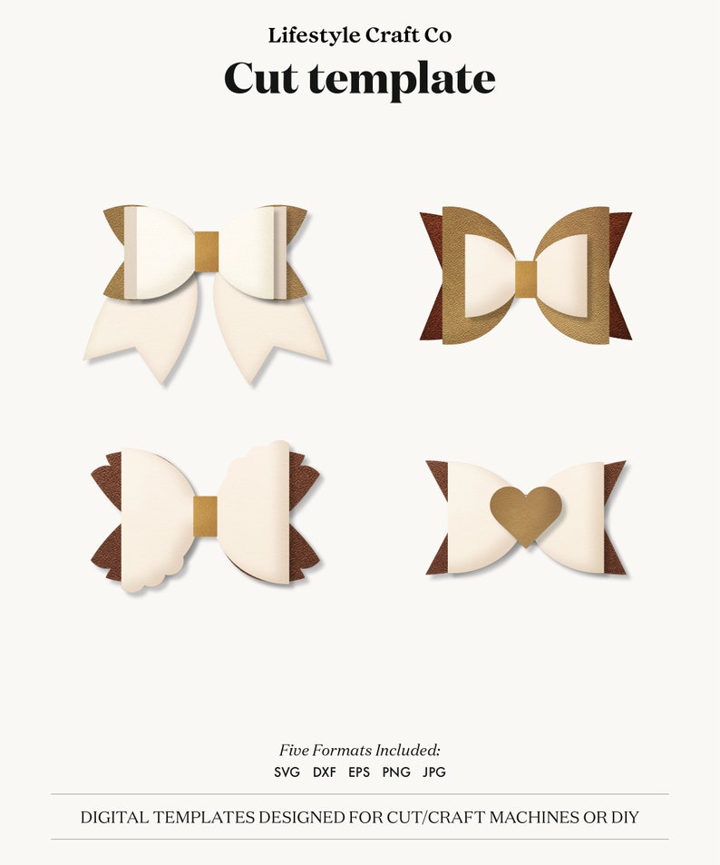 Download Clip Art Bow Collection Svg Hair Bow Template Cricut Cut Files Hair Bow Silhouette Bow Bundle Svg Felt Bow Svg Art Collectibles