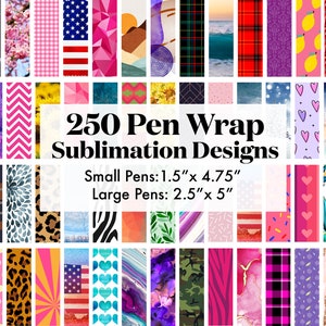 250 PNG Pen Wrap Bundle, Pen Wrap Sublimation Designs, Pencil Sublimation Design, Epoxy Pen Wraps, Pen Waterslide Designs, Pen Wrap Png