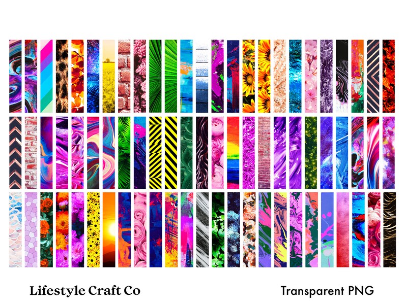 May include: A collection of 36 colorful digital paper designs in a variety of patterns, including abstract, floral, geometric, and textured. These digital papers are perfect for scrapbooking, card making, and other craft projects.