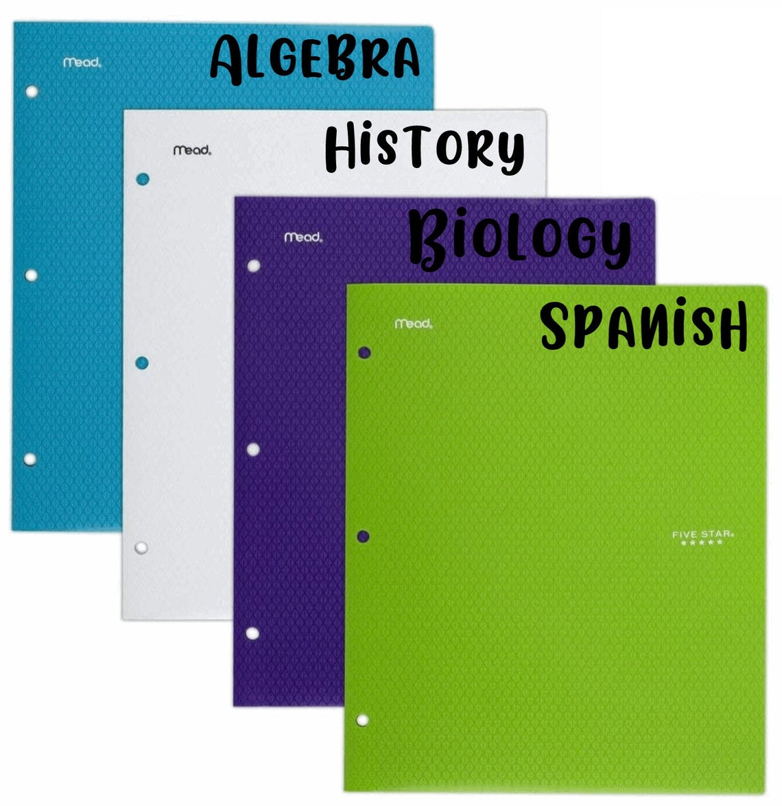 Subject labels for school binder labels folder labels Etsy