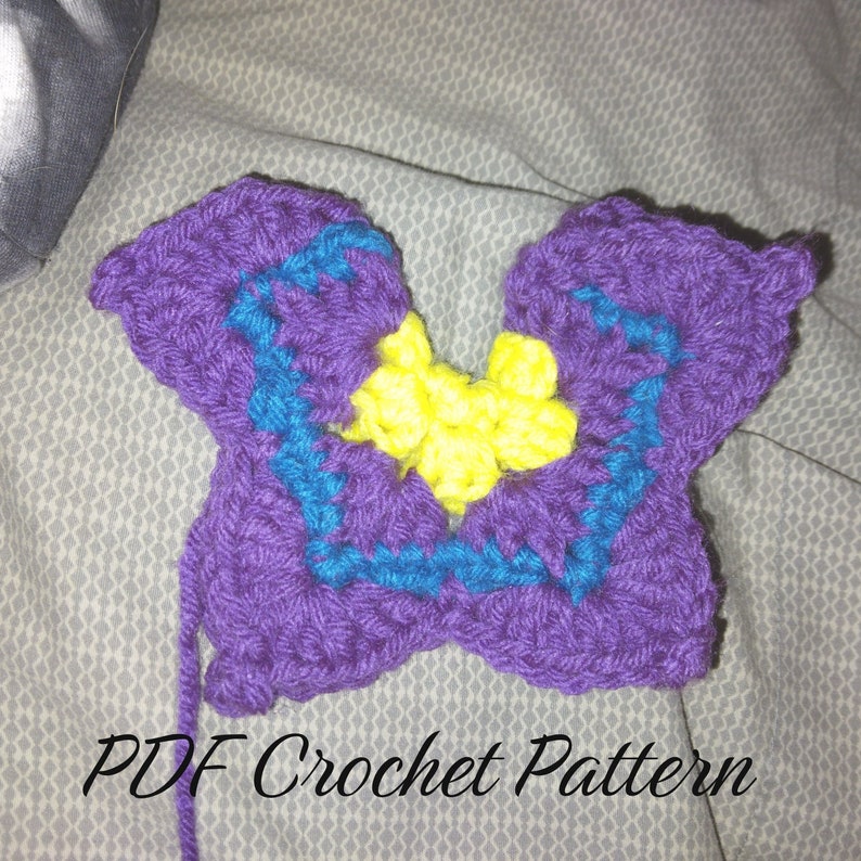 Butterfly Dish Scrubbie Crochet Pattern PDF image 1