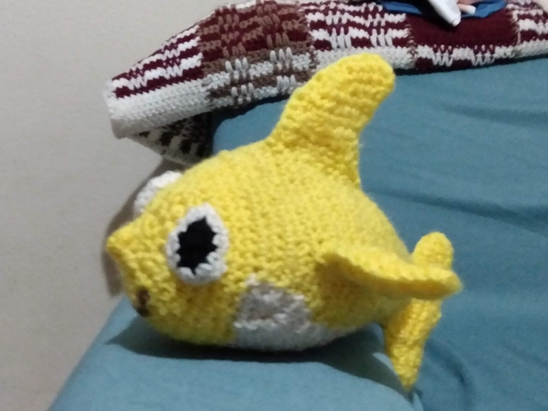 Crochet Pattern for Baby Shark Etsy