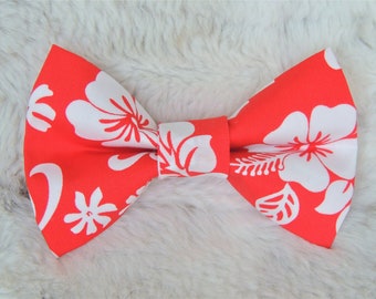 Hawaiian Dog Bow Tie, dog bow