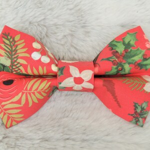 Christmas Dog Bow Tie, dog bow