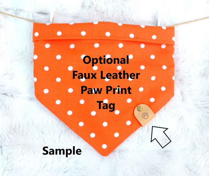 Summer Fun Dog Bandana, reversible pet scarf with snaps image 6
