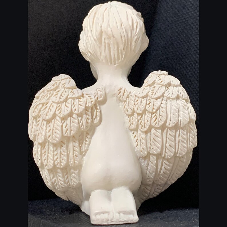 12 PCS 3 Ceramic,Ready to Paint Cherub,Praying Cherub,Keening Boy Figure,DIY ceramic u-paint Baby Angel