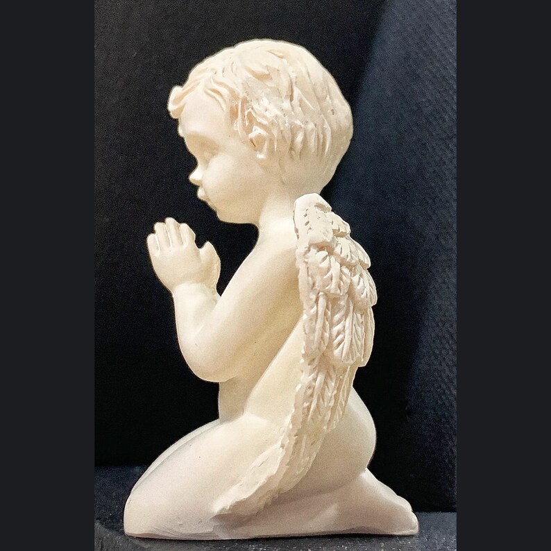 12 PCS 3 Ceramic,Ready to Paint Cherub,Praying Cherub,Keening Boy Figure,DIY ceramic u-paint Baby Angel
