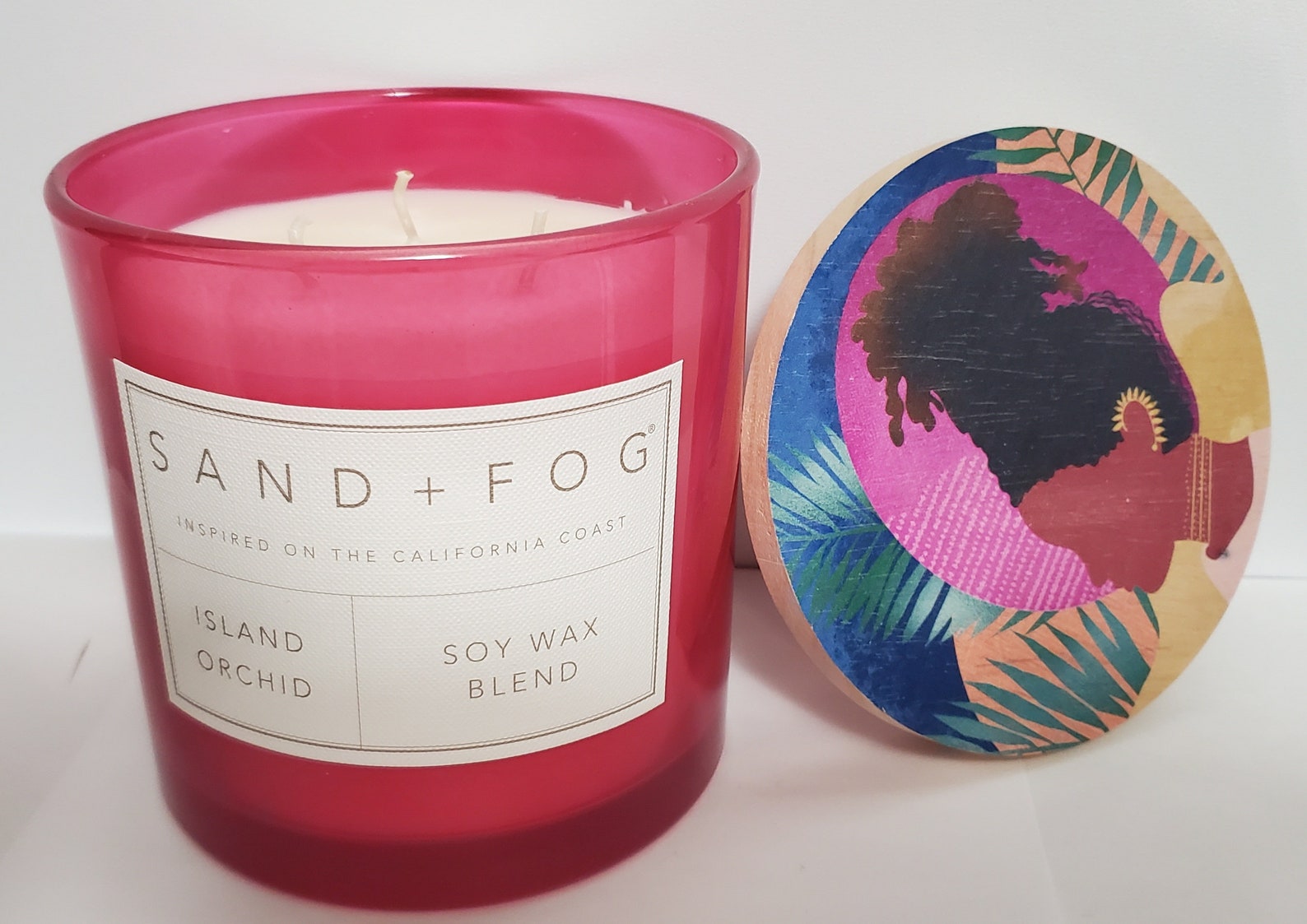 Sand Fog Island Orchid Scented Candle Large Triple Wick 25 Etsy