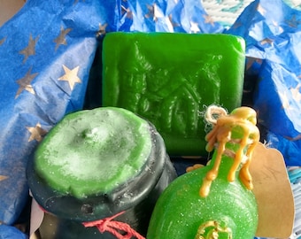 Fireball Cottage Gift Box - Absinthe potion, bar soap, and scented cauldron candle