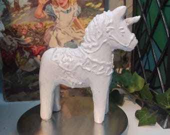 Licorne cheval Dala - Blanc