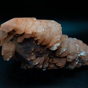 Orange Mushroom Pagoda Calcite Crystal Daye Mine Hubei