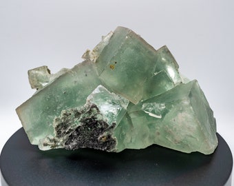 Fluorita verde con fantasma Fujian