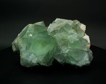 Gran cristal de fluorita cúbica verde de 9,5 libras de Hunan