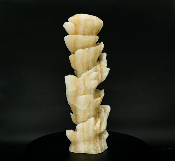 Uv-reactive X-large White Calcite Stalagmite Wenshan Mine Yunnan