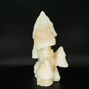 UV-Reactive X-Large White Mushroom Calcite Stalactite Wenshan Mine Yunnan