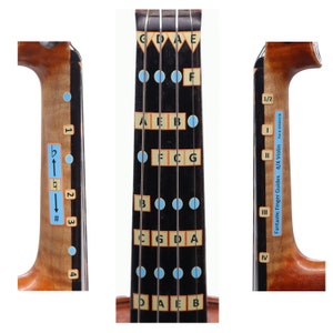 Left handed Fantastic Violin Finger Guide 4 4 Etsy