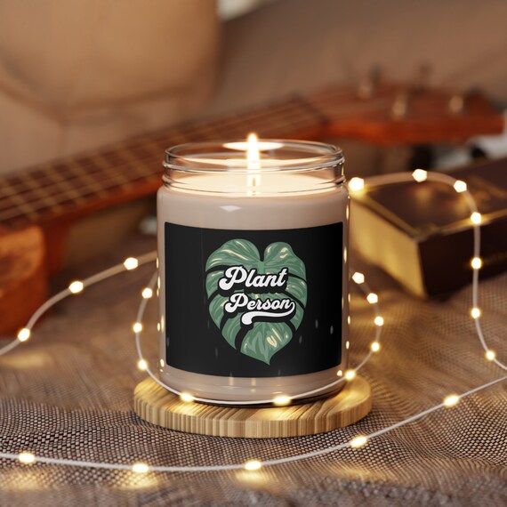 Plant Person Scented Soy Candle, 9oz gifts for plant lovers