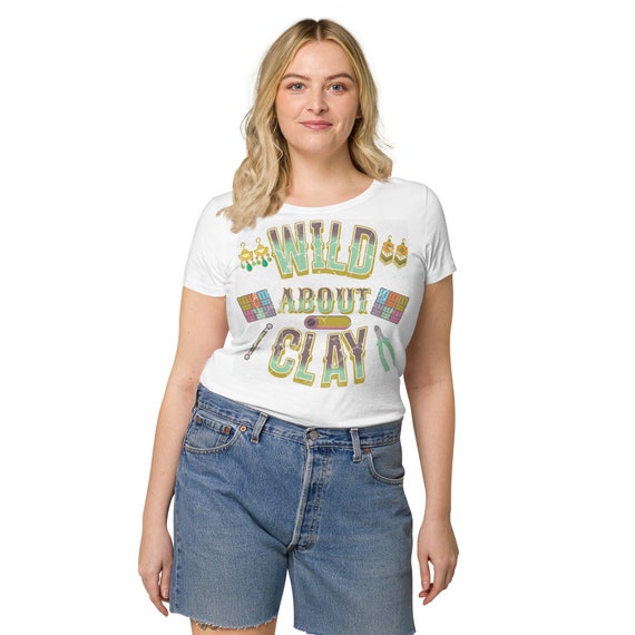 Wild About Clay Women’s basic organic t-shirt