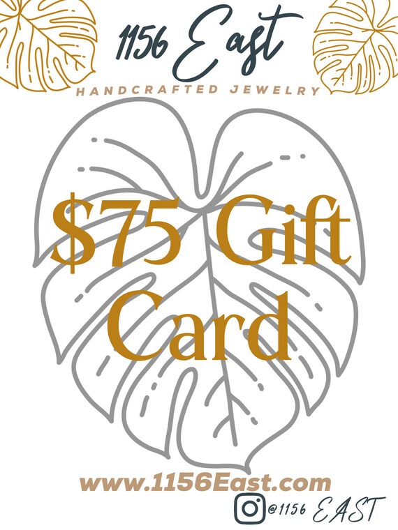 Gift Card 75 Dollars