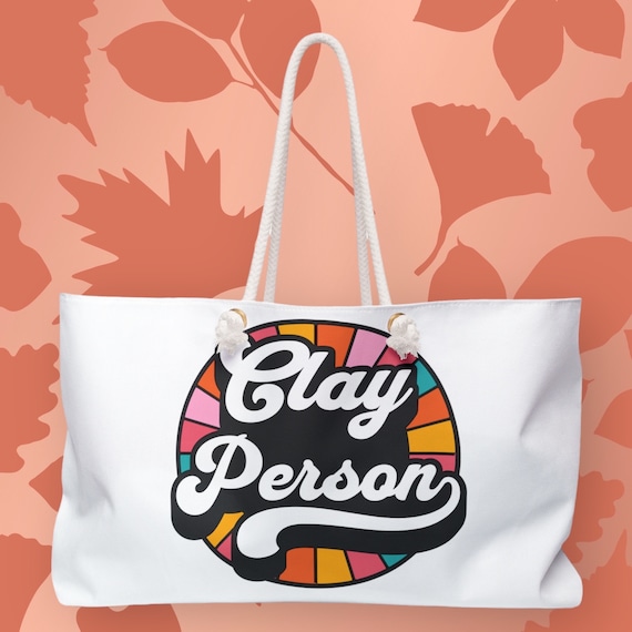 Clay Person Weekender Bag