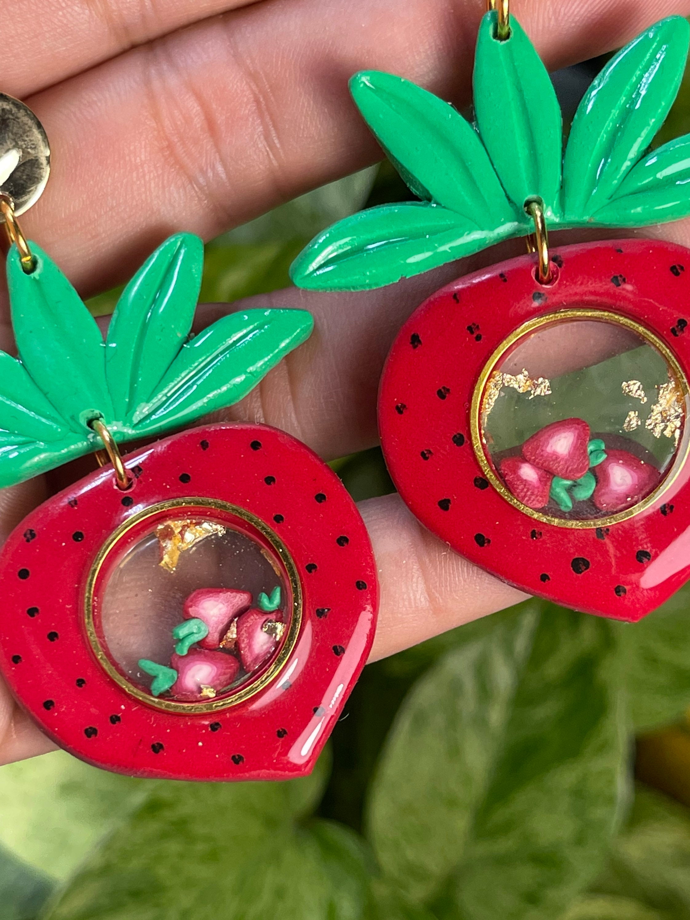 strawberry Polymer Clay Slices - Yahoo Shopping