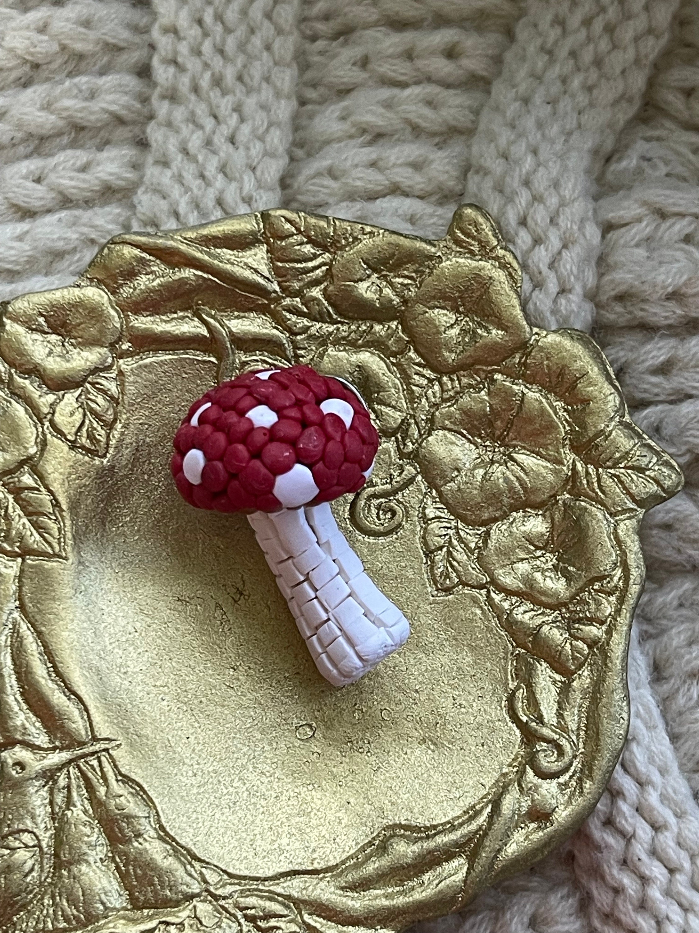 Mushroom Mosaic Free Embroidery Pattern