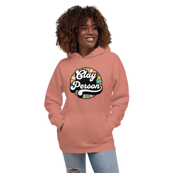 Clay Person Polymer Clay Pottery Unisex Hoodie