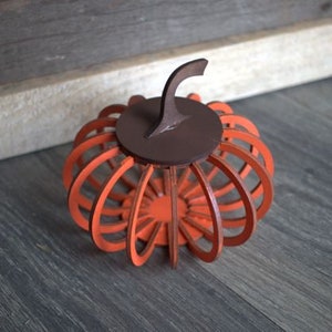 3D Pumpkin SVG Digital Download