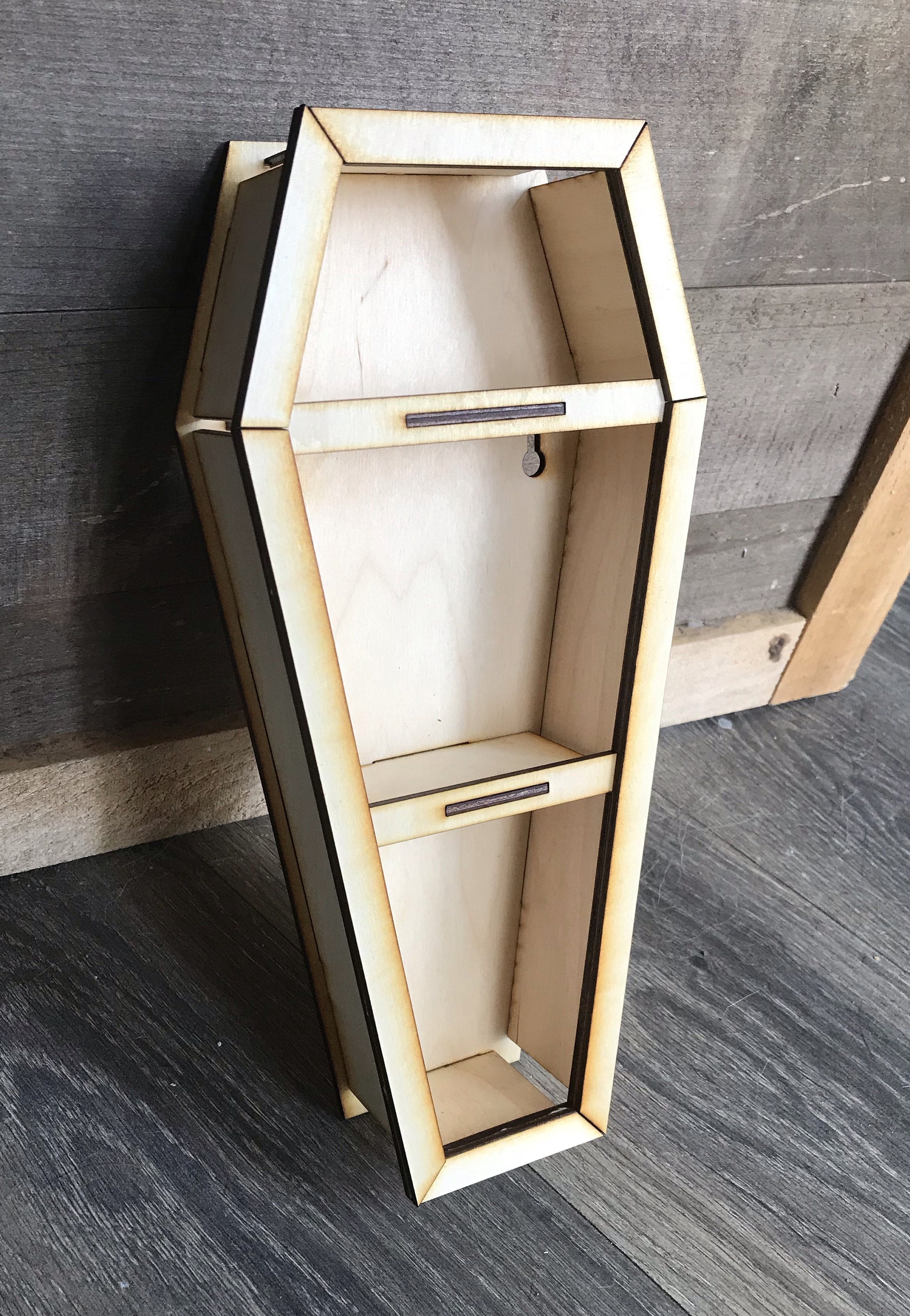 Coffin Shelf / Crystal Shelf / Halloween Shelf Etsy