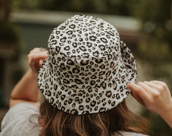 cheetah bucket hat