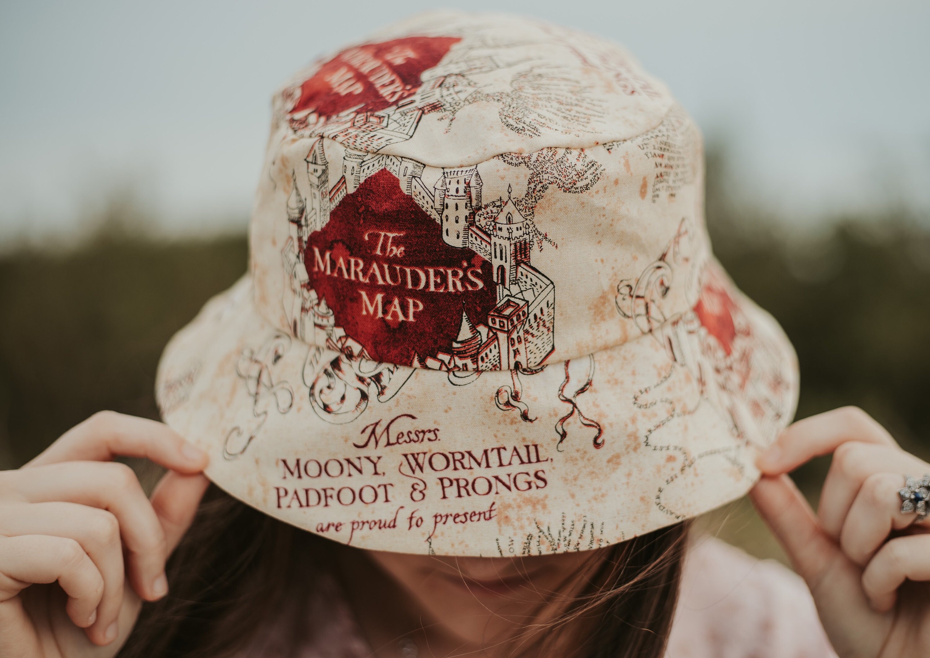 Adult Harry Potter Bucket Hat Harry Potter Hat Harry Potter Etsy