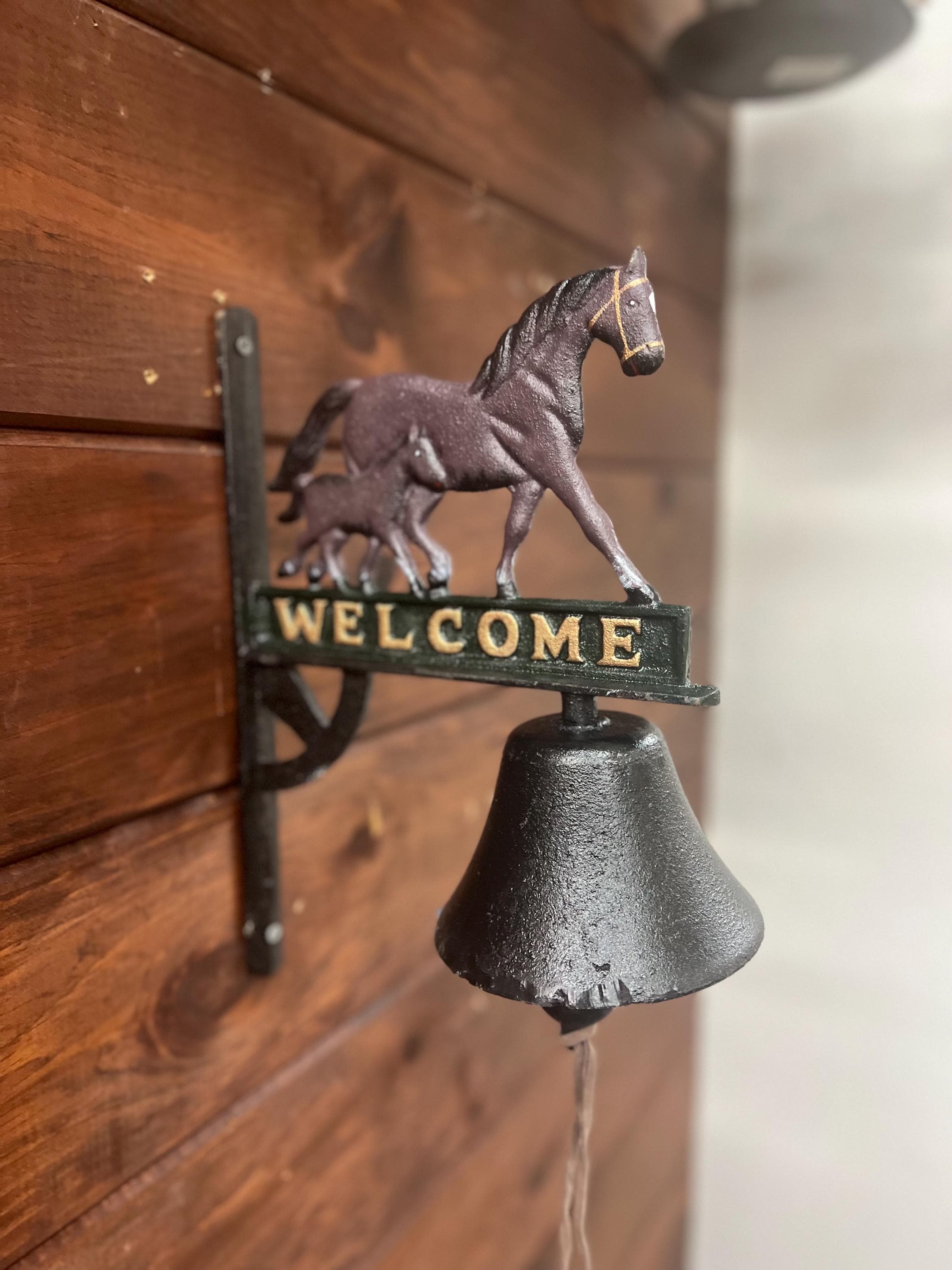 Cast Iron Horse Bell - Etsy