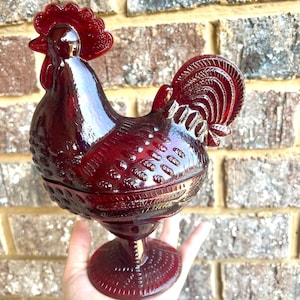 Henne im Nest, Hase im Nest, Hahn Candy Dish