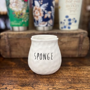 Rae dunn kitchen sponge holder sale