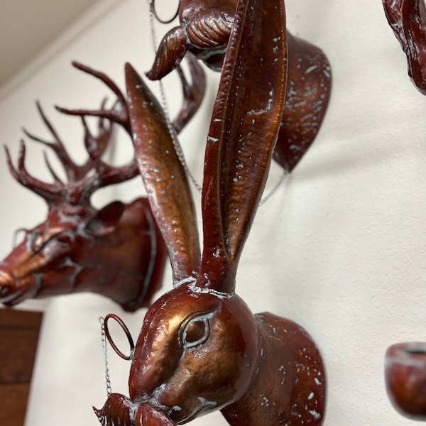 Rabbit Mount Head Etsy