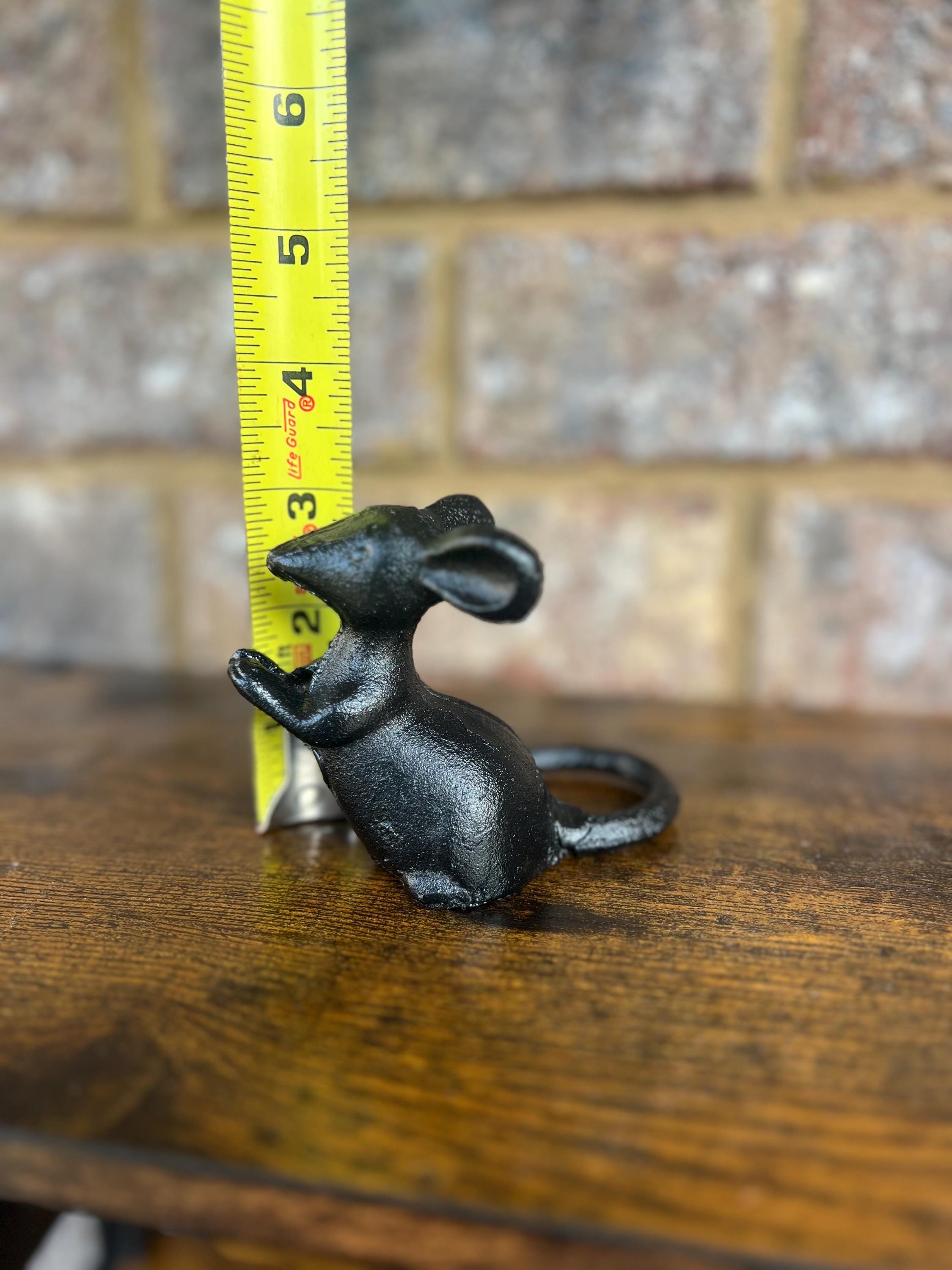 Cast Iron Mouse Paper Weight/ Figurine (one Figurine) Etsy