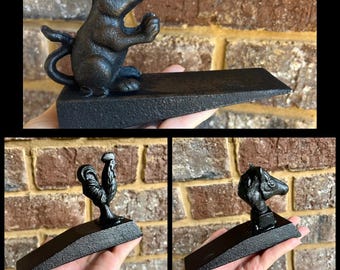 鋳鉄製ダックスフンド型ドアストッパー～アクセント - Etsy 日本