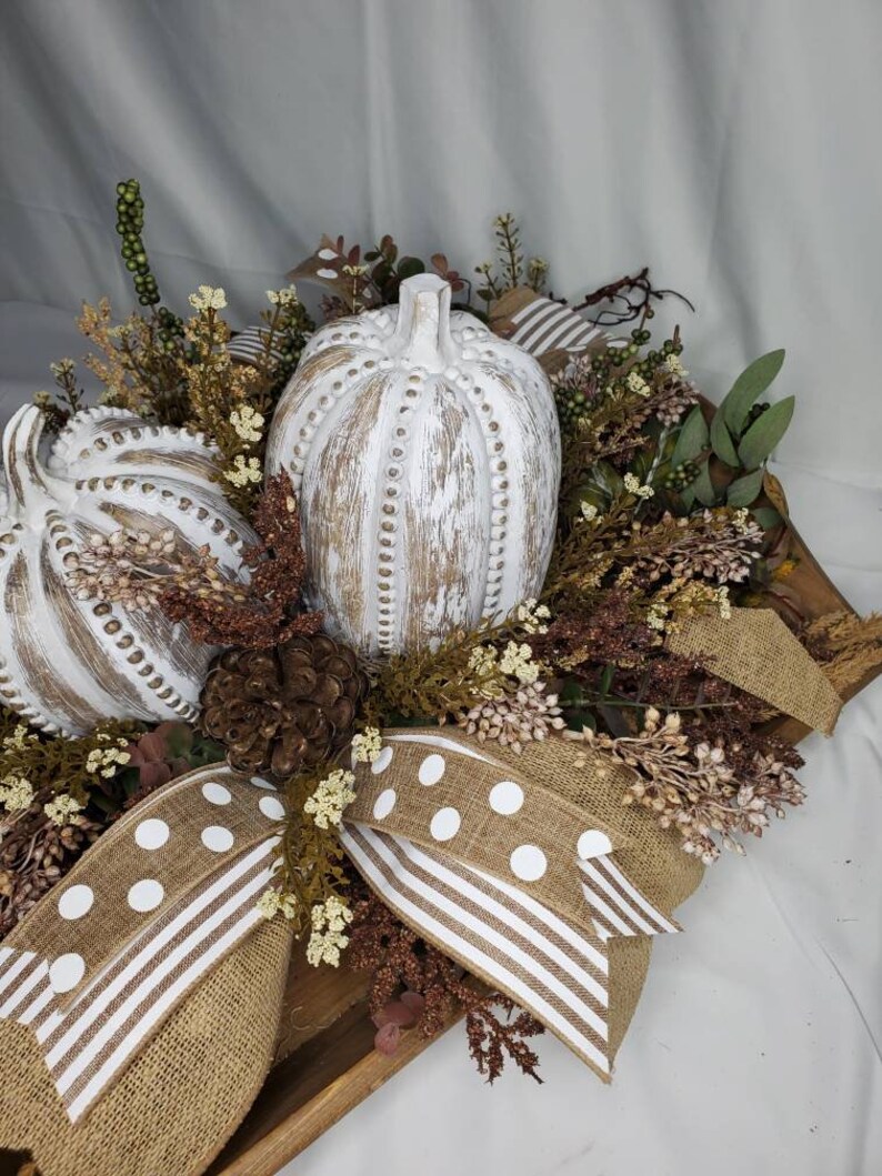 Rustic Fall Centerpiece Natural Fall Centerpiece - Etsy