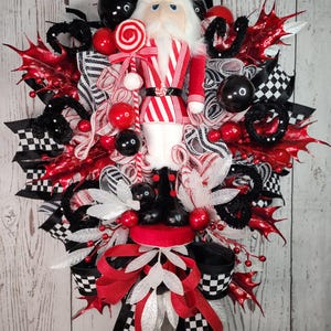 Nutcracker wreath, Christmas wreath, front door decor, Nutcracker decor