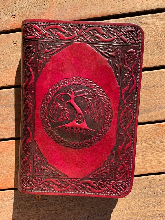 Leather Zippered Journal Cover Individually Handmade Etsy