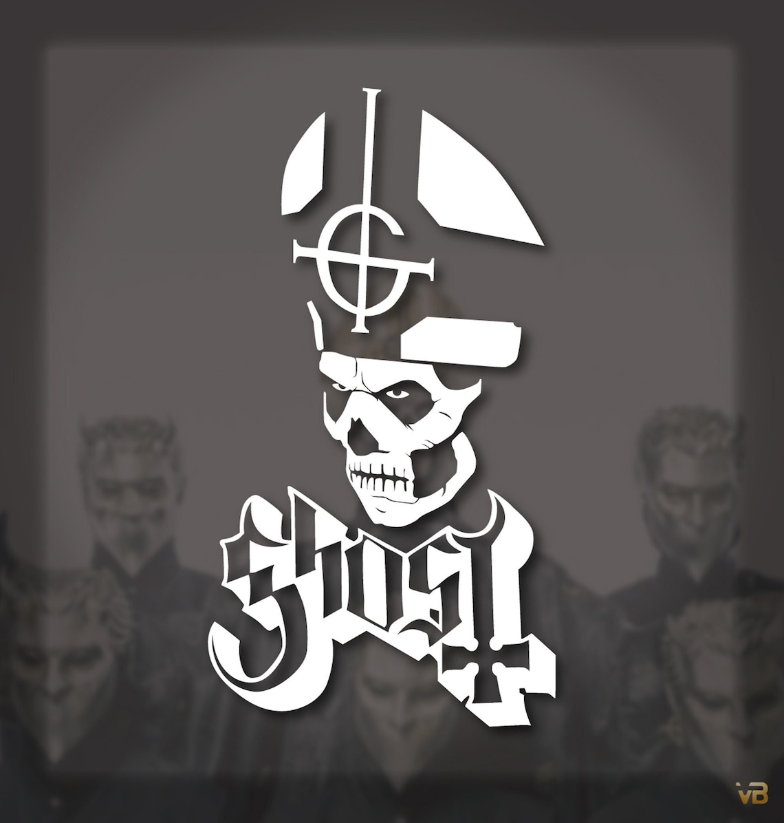 Ghost Band Decal Church of Ghost the Band Ghost Vehicle Etsy