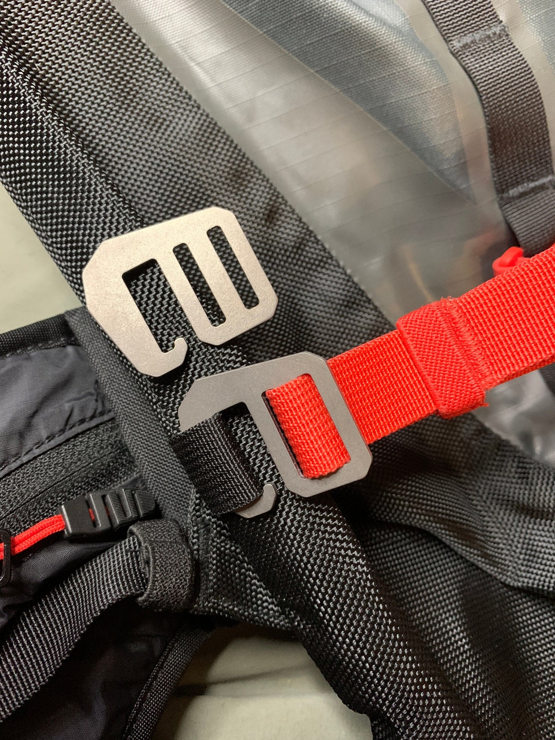 Titanium G Hook. Titanium Buckle Hook Length Adjuster. the Titanium G Hook Buckle 20mm/25mm