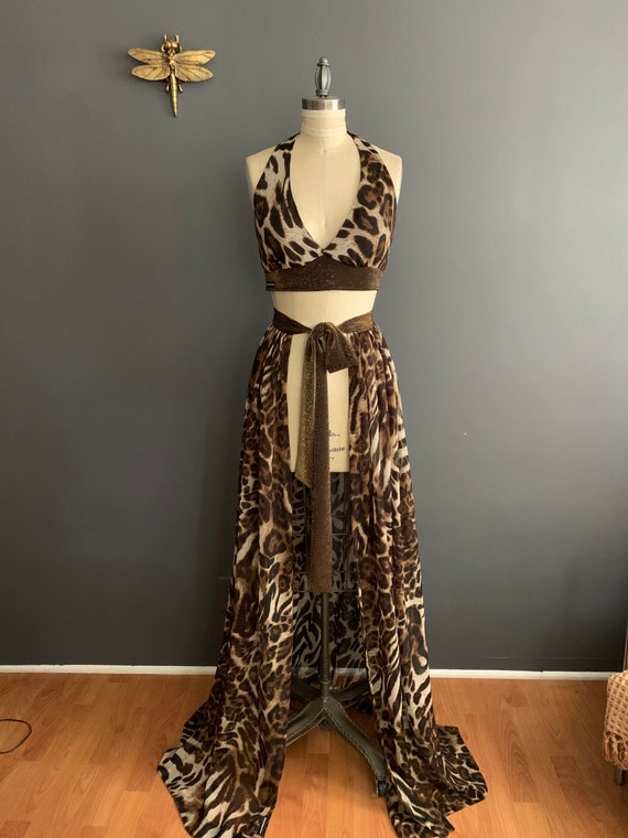 Leopard Dress Festival Clothing Women 