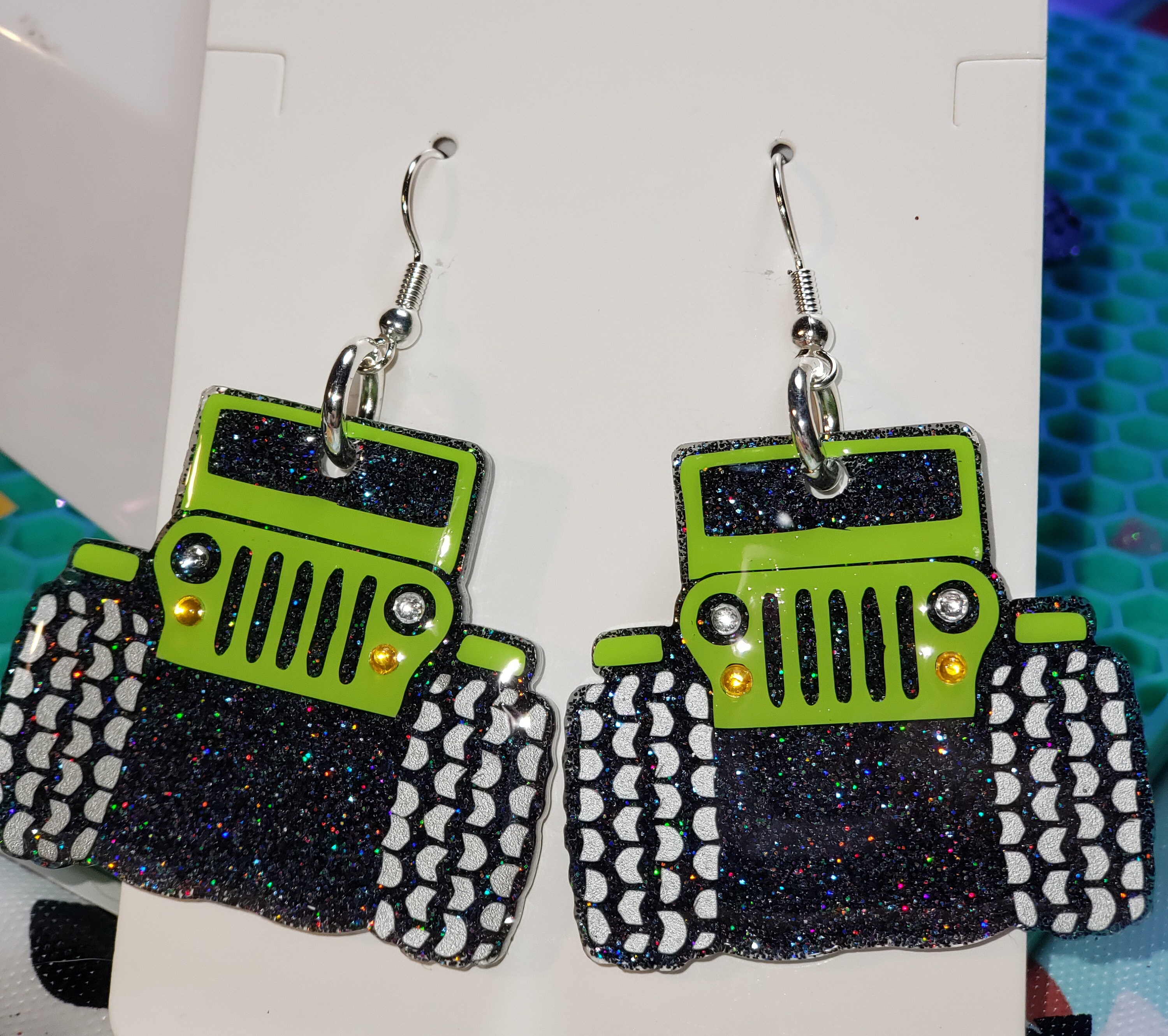 Custom Jeep Earrings Etsy