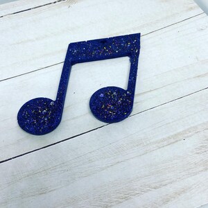 Music note keychain or bag charm