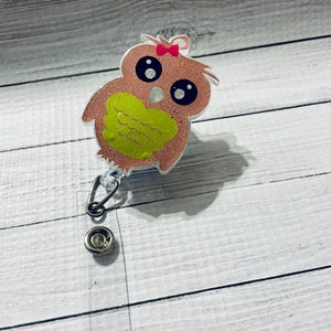 Owl badge reel