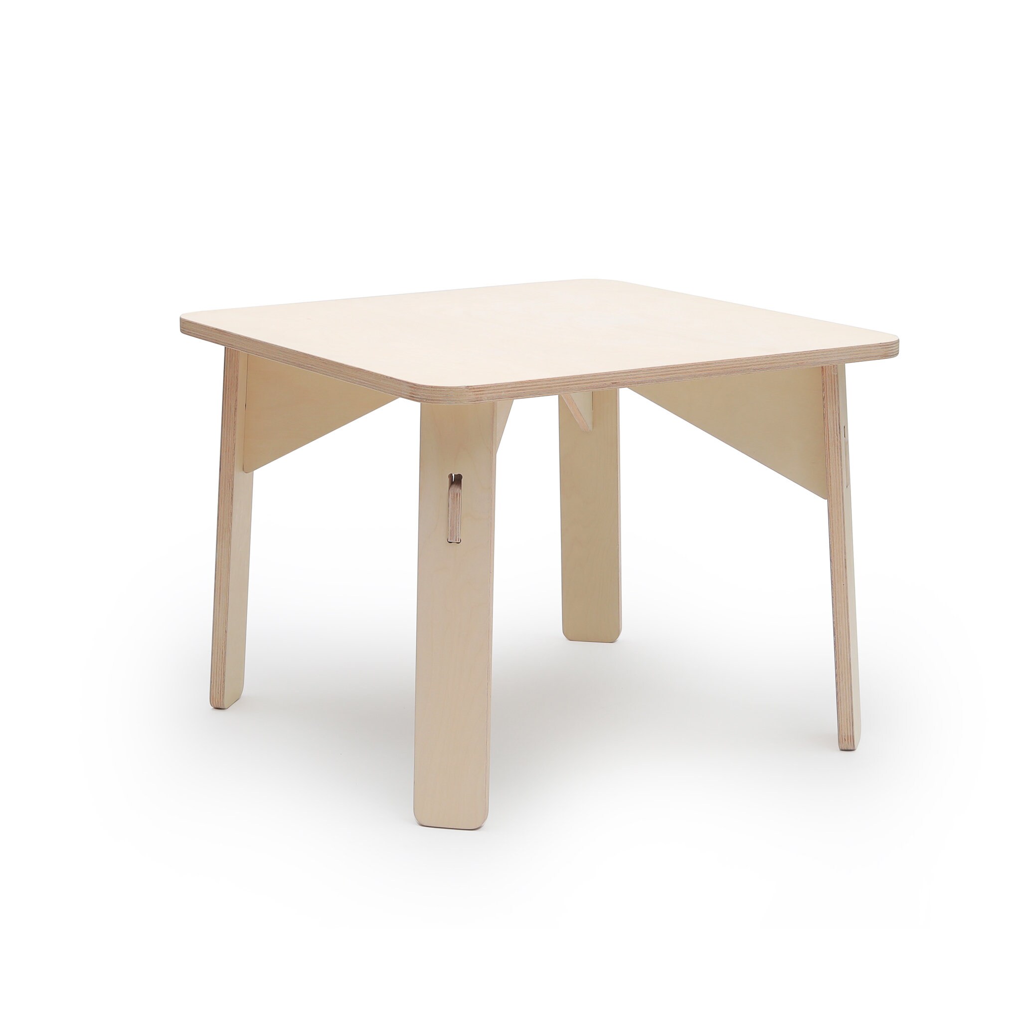 Kids Wooden Play Table and Stools Modern Toddler Weaning Etsy