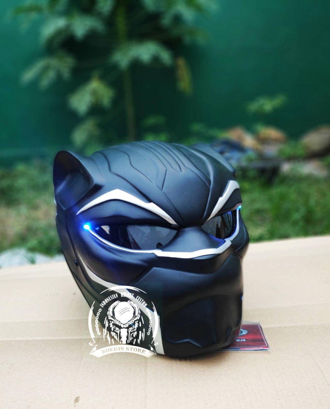 New Arrival Custom Character Helmet Black Panther for Etsy