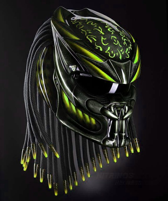 Casco estilo depredador hot sale